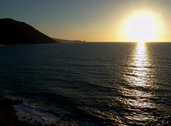 Tramonto a Gioiosa Marea