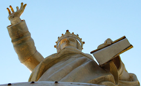 Madonna della Lettera - Stele del Porto di Messina