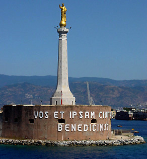 La Madonna della Lettera -  Porto di Messina