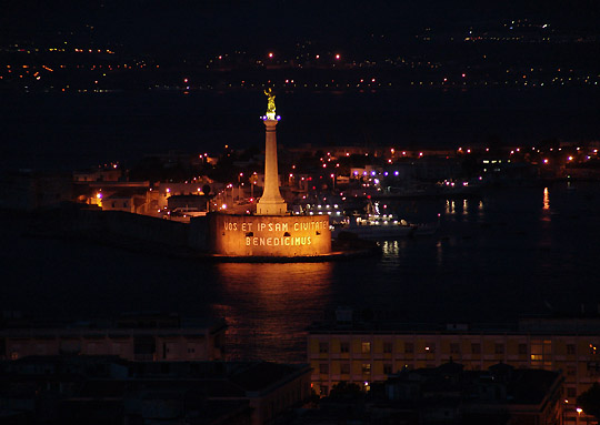 Messina - Porto e Madonna della Lettera